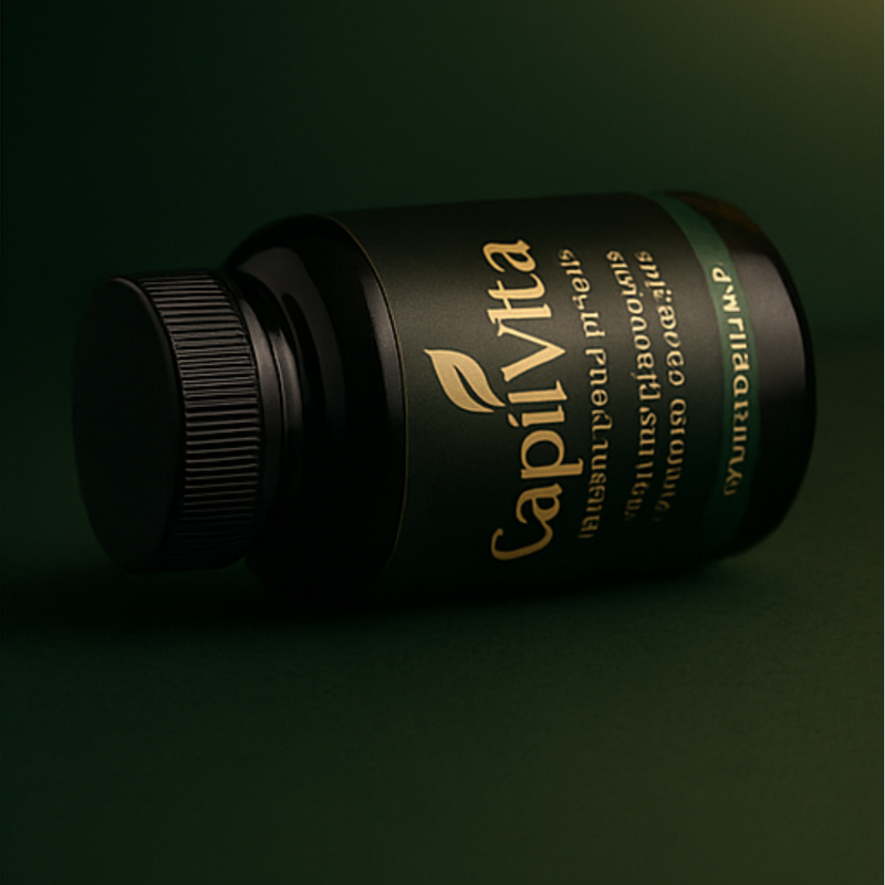 CapilVita – Suplemento Anticaída Capilar Natural | Fortalece y Estimula el Crecimiento del Cabello (30 cápsulas)